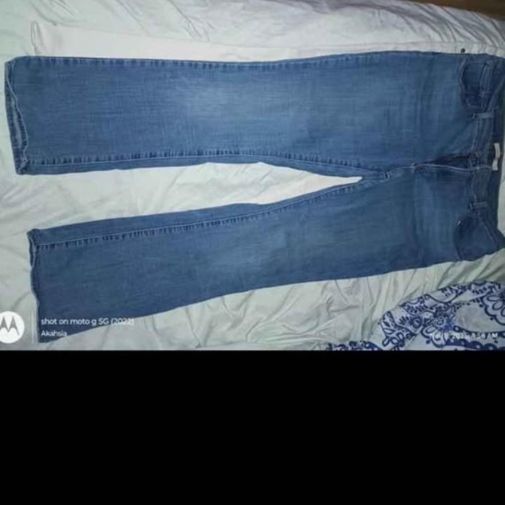 Stylish Blue Straight Leg Women's Jeans